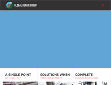 Tablet Screenshot of globalrepairgroup.com